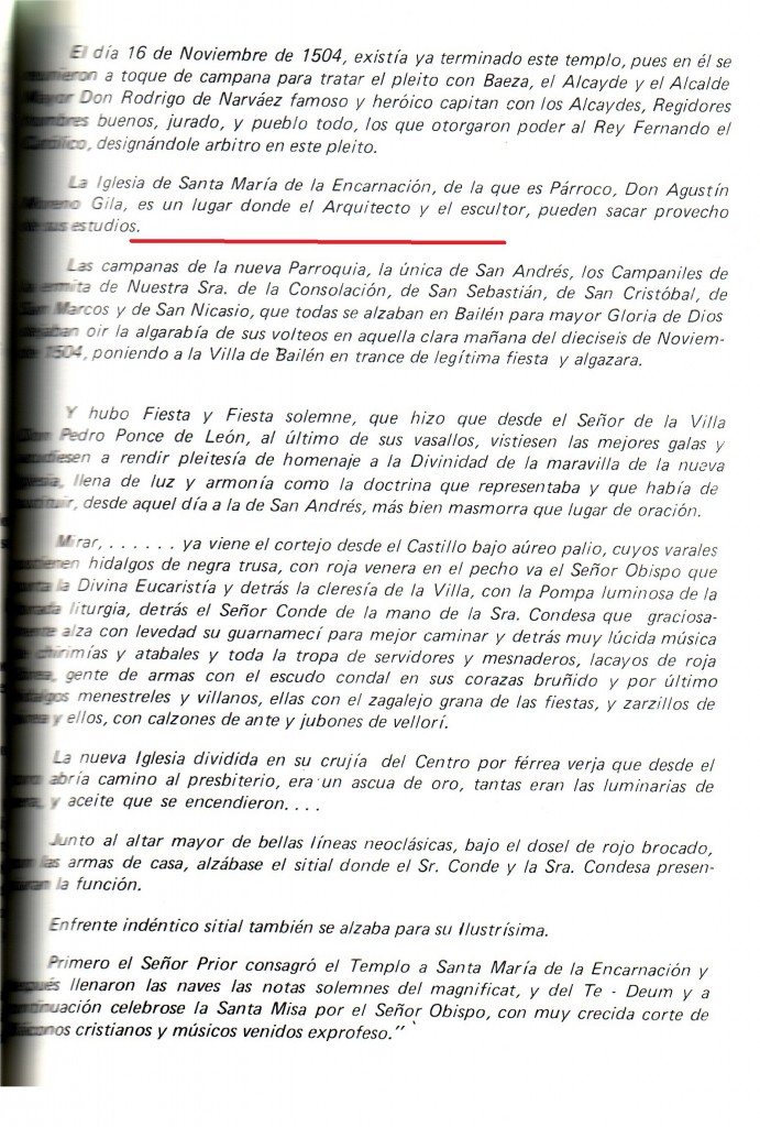 Página 71 del libro de Matías de Haro, 1985