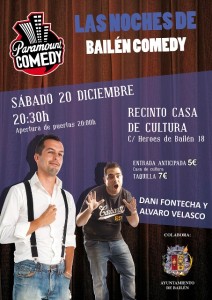 Cartel las noches de Bailén Comedy