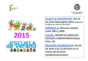 Cartel Escuela de Verano 2015 Bailén_jpeg