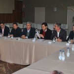 El presidente andaluz del PP se reune con los empresarios bailenenses